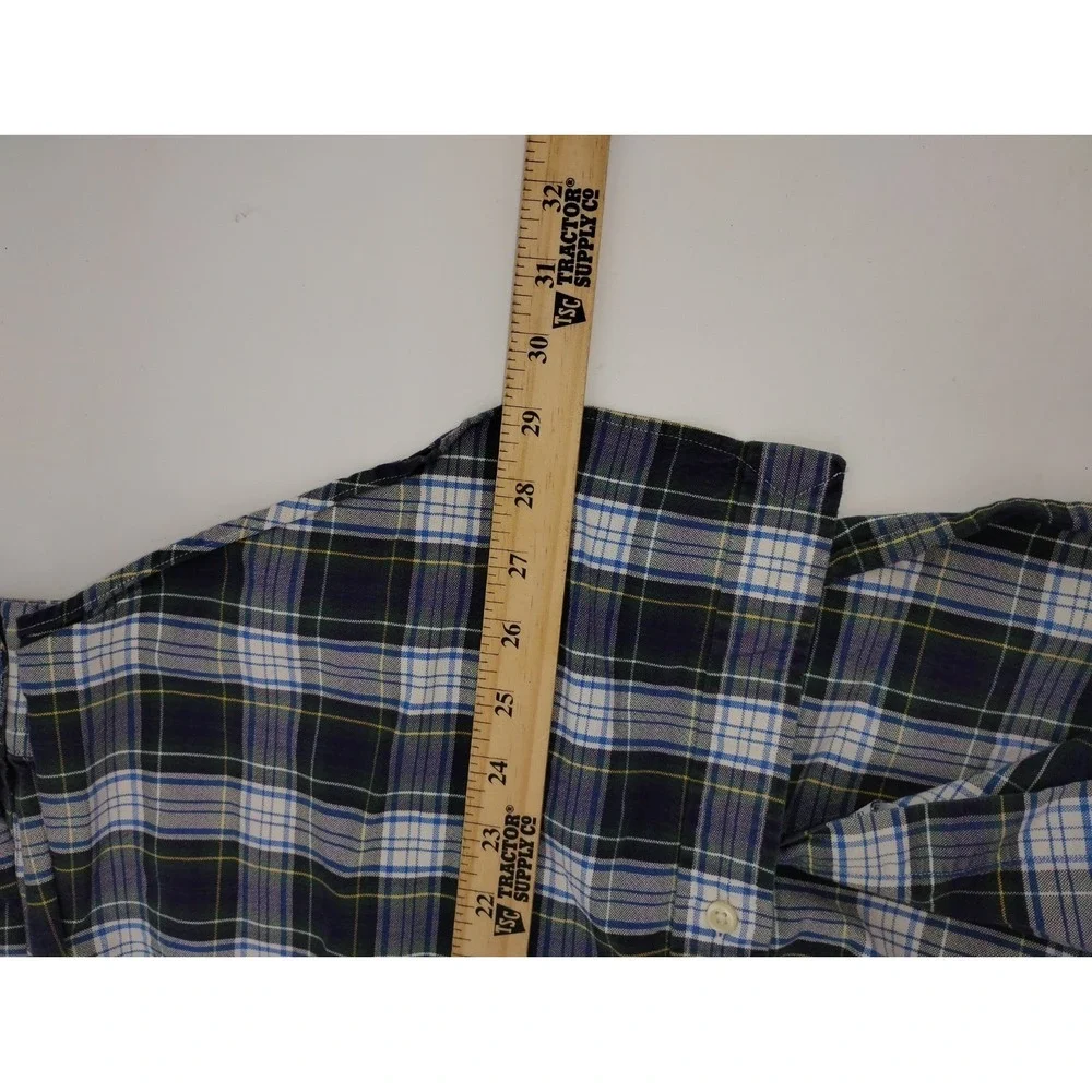 Polo Ralph Lauren mens large Plaid Button Down up Long Sleeve Oxford